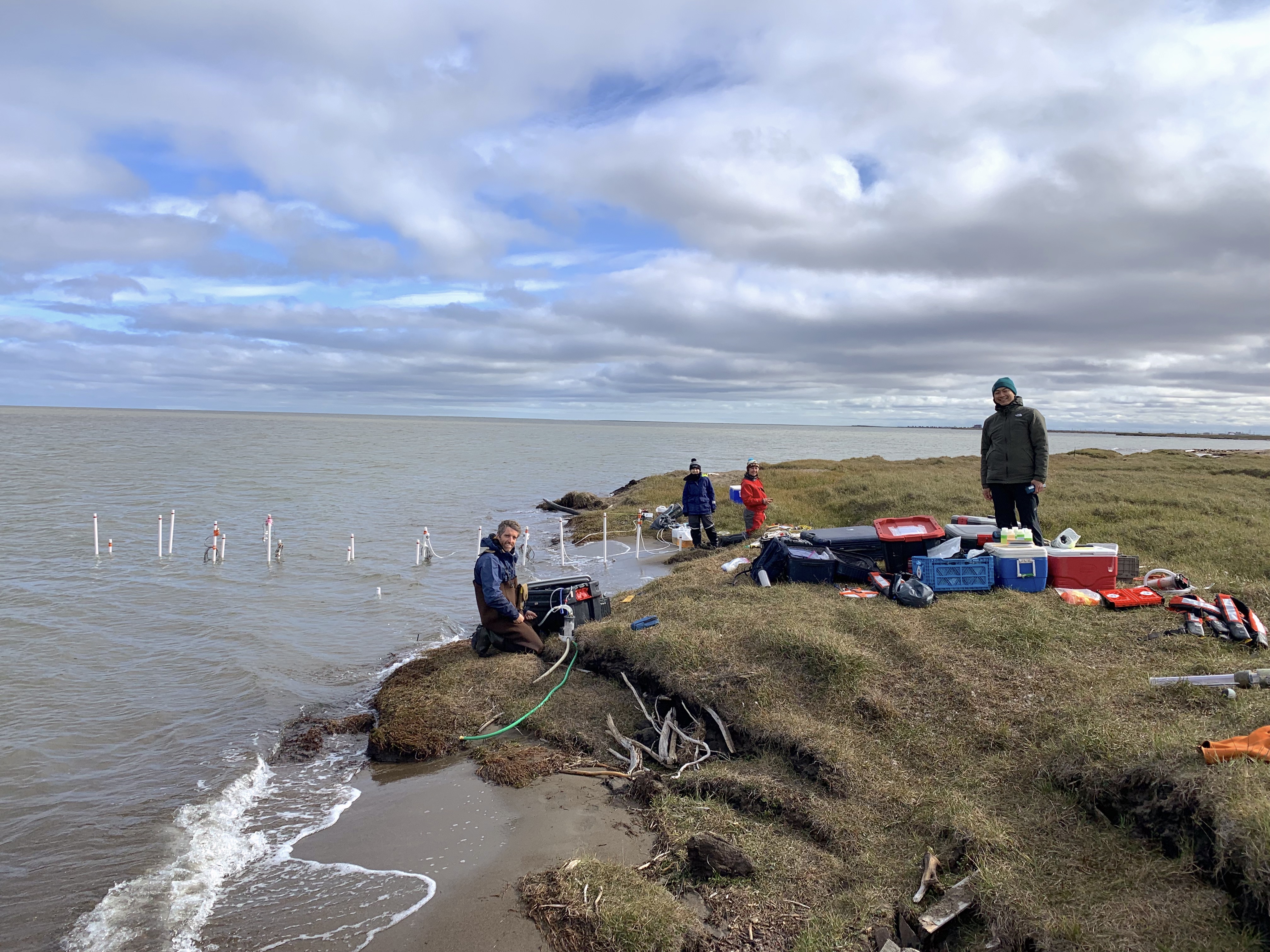  ⏳ Groundwater research in the coastal Arctic: Simpson Lagoon | Aug 2021